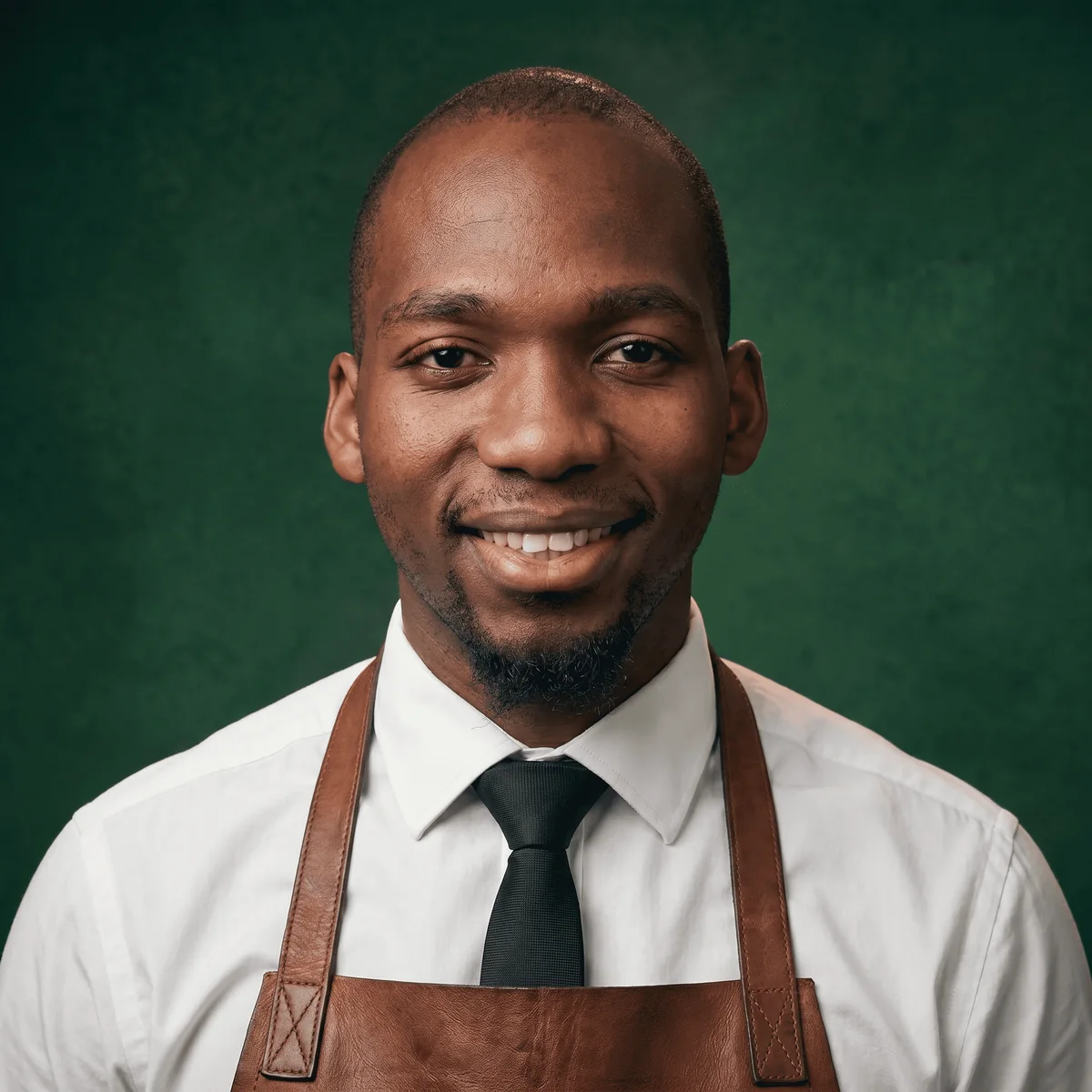 Vuyani at his bench in the Prins & Prins workshop