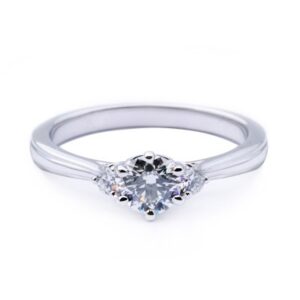 White Gold Diamond Trilogy Ring