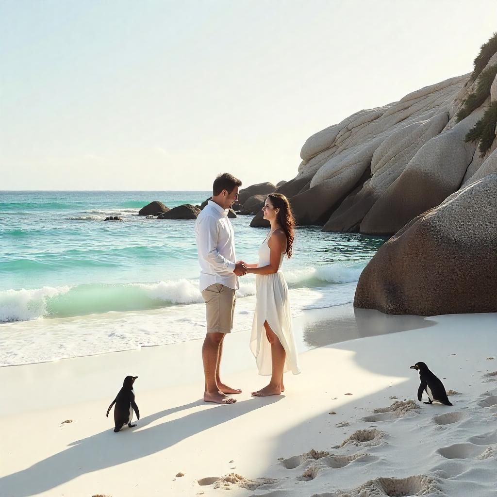 Romantic Cape Town Proposal Ideas with Matching Diamond Rings