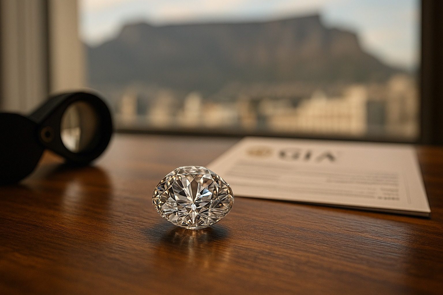 Certified Bargain Diamond in Cape Town inside Prins and Prins Showroom