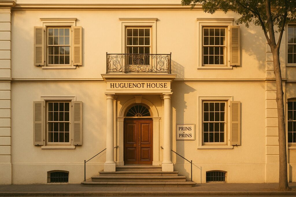 Exterior of Huguenot House in Cape Town, home of Prins & Prins.
