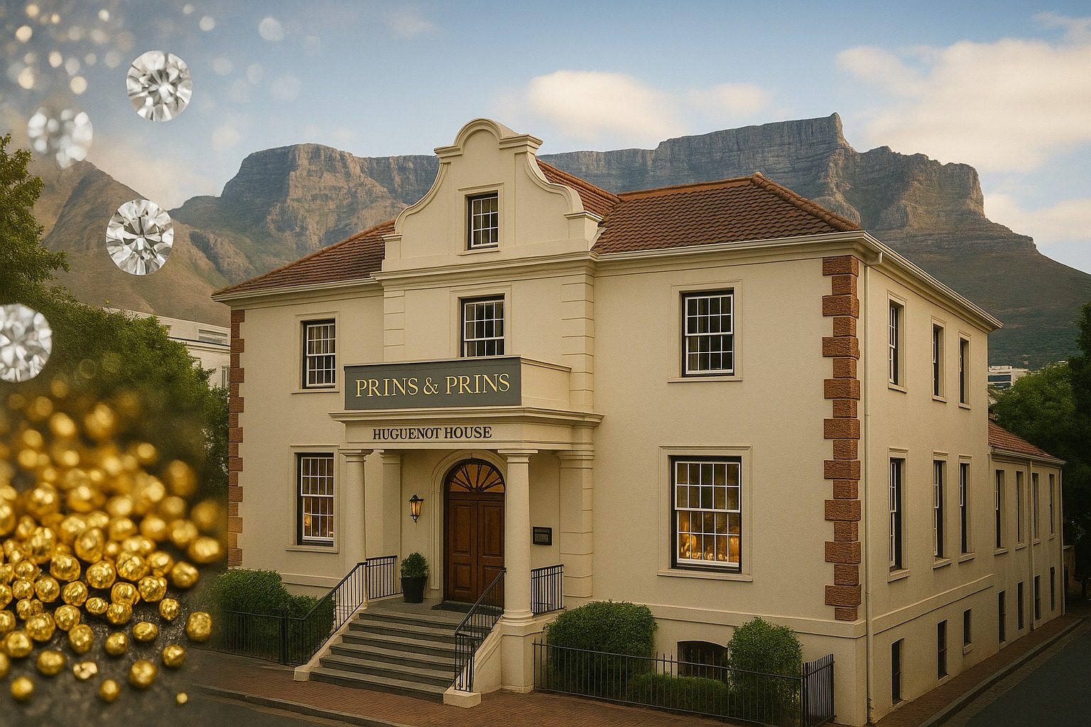Prins & Prins showroom at Huguenot House, symbolising sustainable luxury in Cape Town.