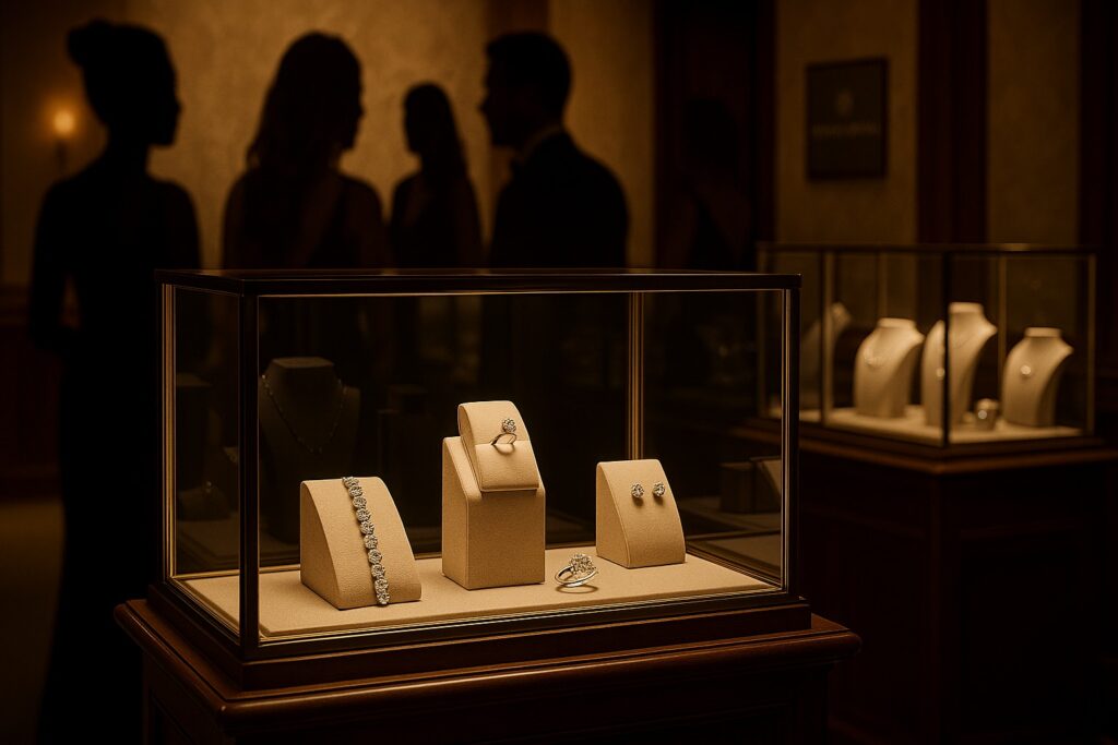 Prins & Prins showroom display symbolising celebrity and royal trust in Cape Town.